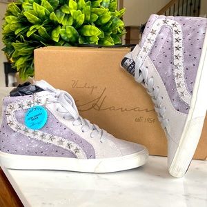 GoldenGoose style Vintage Havana Girls Sabrina Hightop - Sz 3 NWT